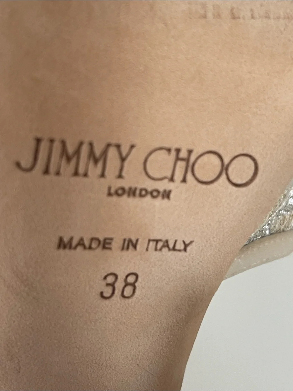 AUTHENTIC JIMMY CHOO ITALIAN LACE HEELS